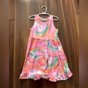 Tie-Dye Pink and Orange dress
